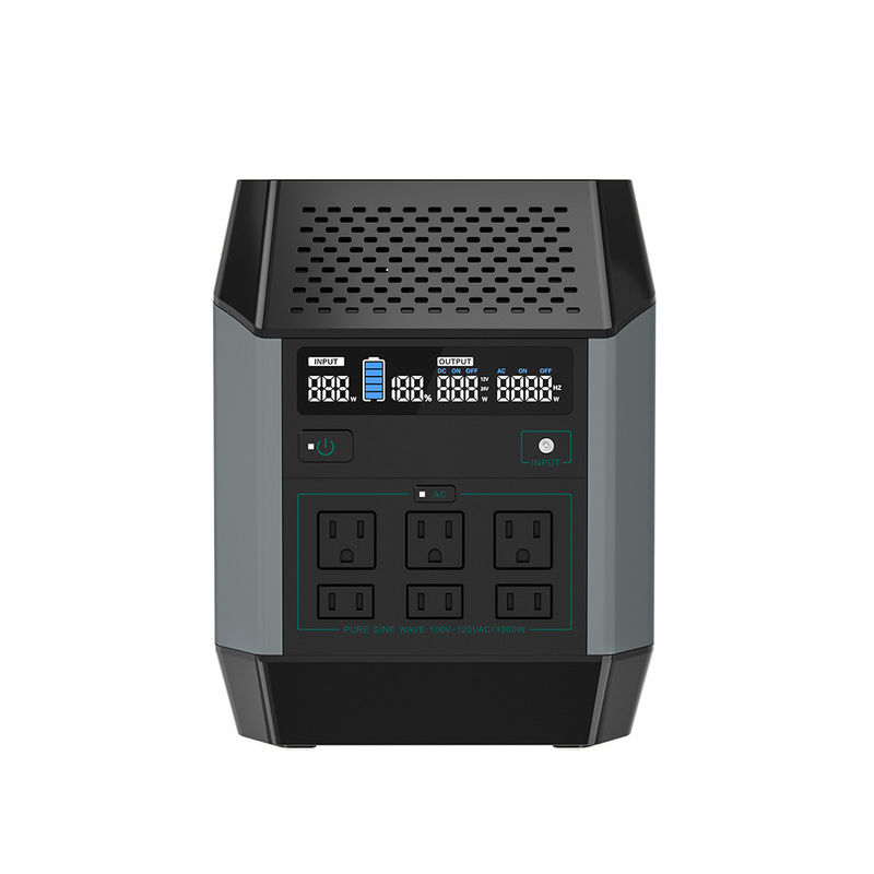 1000w stoccaggio solare della batteria portatile ricaricabile della centrale elettrica Lifepo4 per accamparsi