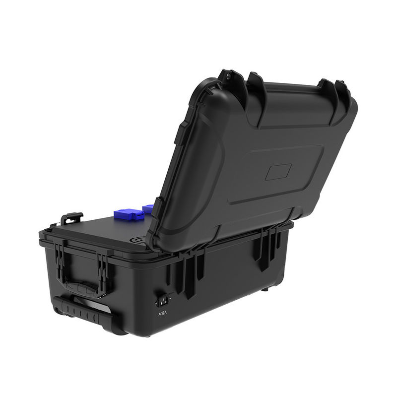 Generatore di corrente solare portatile portatile all'aperto ricaricabile della centrale elettrica 2400W di MPPT