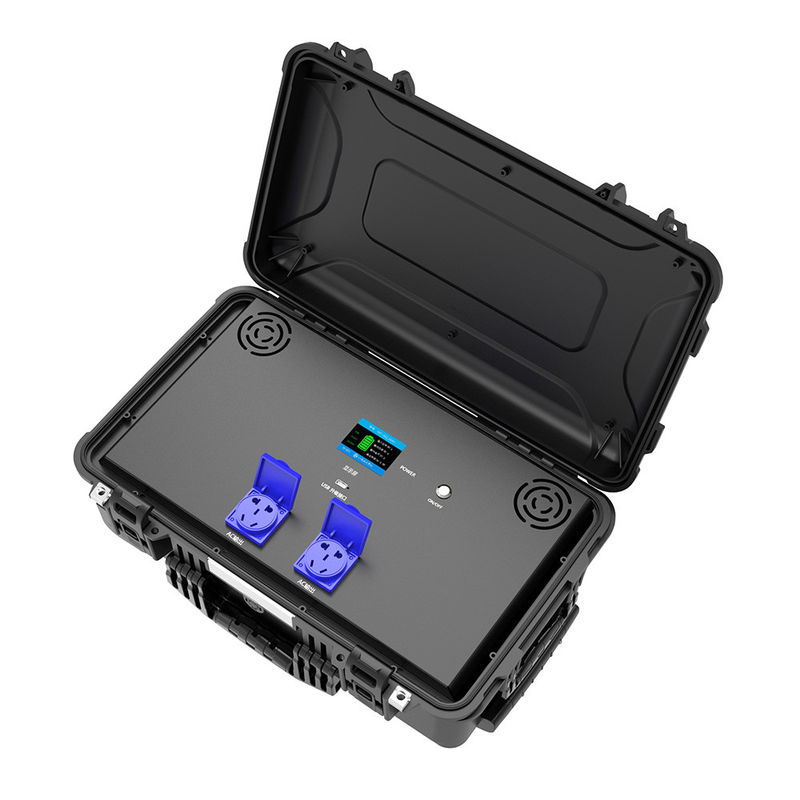 Generatore di corrente solare portatile portatile all'aperto ricaricabile della centrale elettrica 2400W di MPPT