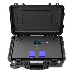Generatore di corrente solare portatile portatile all'aperto ricaricabile della centrale elettrica 2400W di MPPT