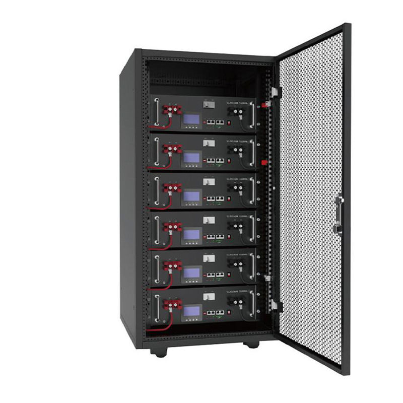 Sistema su misura Batte di immagazzinamento dell'energia della batteria solare 51.2V 100-600ah LiFePO4 del supporto di scaffale