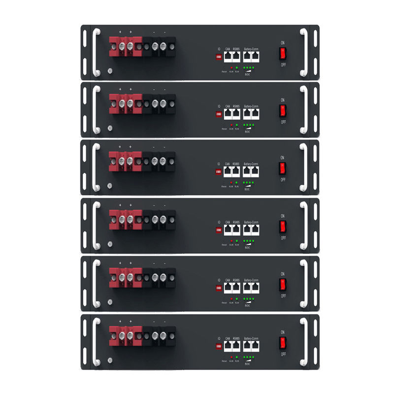 batteria dello scaffale del server della casa dello ione LiFePO4 del litio dell'appoggio di batteria solare del supporto di scaffale 21Kwh 51.2V 420Ah
