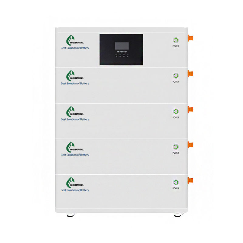 Tutti in una Lifepo4 batteria domestica accatastabile 20kw fuori da stoccaggio della batteria solare di griglia
