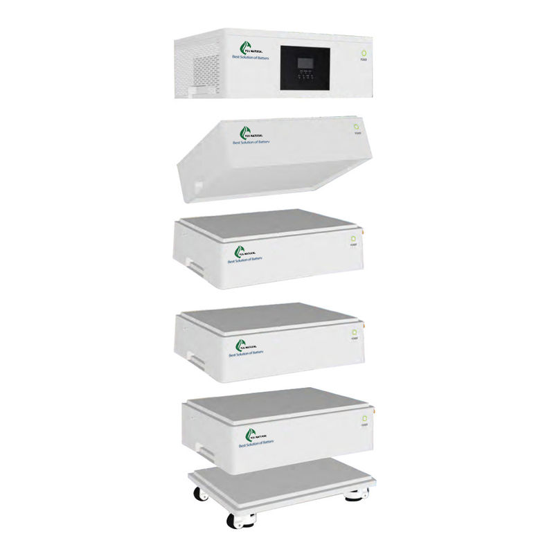 Tutti in una Lifepo4 batteria domestica accatastabile 20kw fuori da stoccaggio della batteria solare di griglia