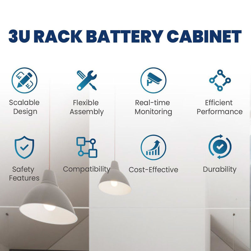 stoccaggio di Ion Battery For Solar Energy del litio della batteria 400ah dello scaffale del server di 20480Wh 51.2V Lifepo4