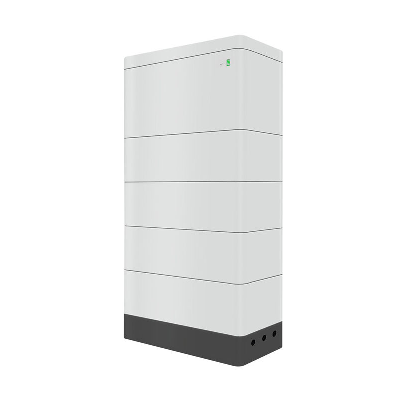 5120Wh sistema di memorizzazione a energia solare ad alta tensione della batteria del sistema di batterie accatastabile 51.2V 50Ah