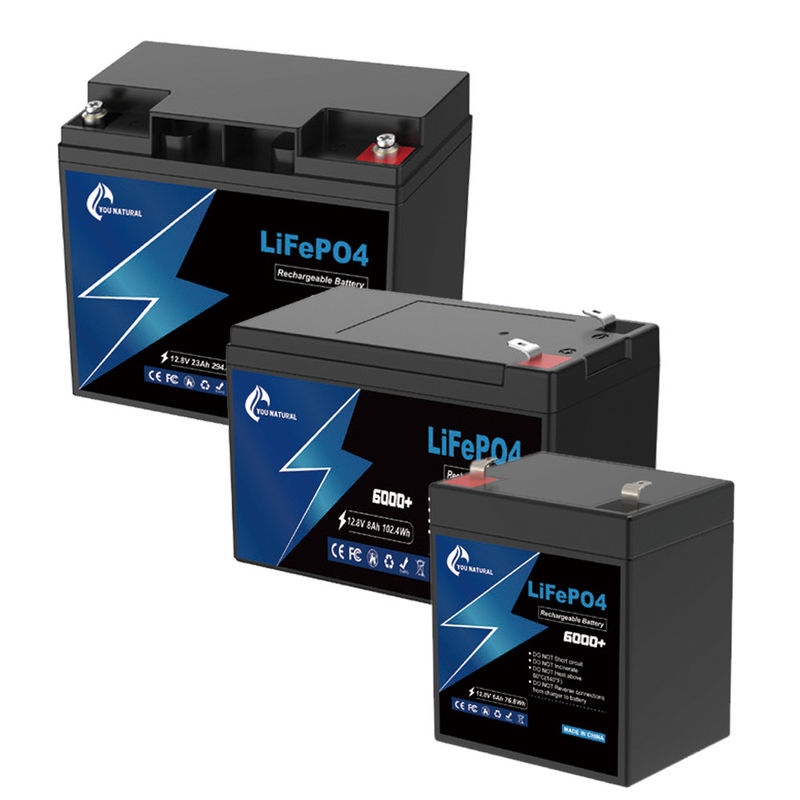 Batteria 6ah 8ah 23ah 295Wh del fosfato del ferro dello ione del litio della batteria del carretto di golf 12V LiFePo4
