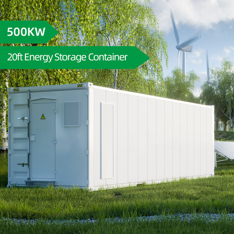 500KW batterie contenitore di sistema al litio contenitore di stoccaggio dell'energia solare da 20 piedi per l'industria