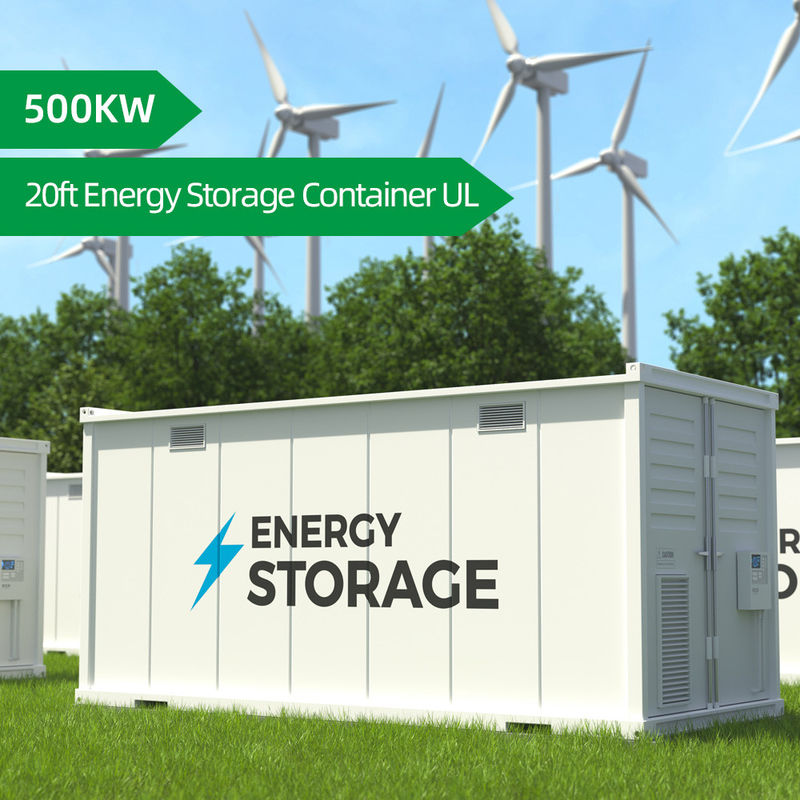 Container Battery Energy Storage System 500kwh 20ft Batterie al litio Container di accumulo di energia