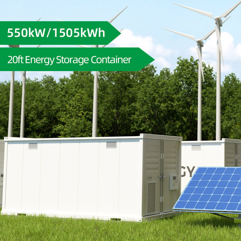 Ess Sistema di stoccaggio dell'energia Contenitore Batteria 1500kWh 20ft Contenitore Sistema di stoccaggio dell'energia