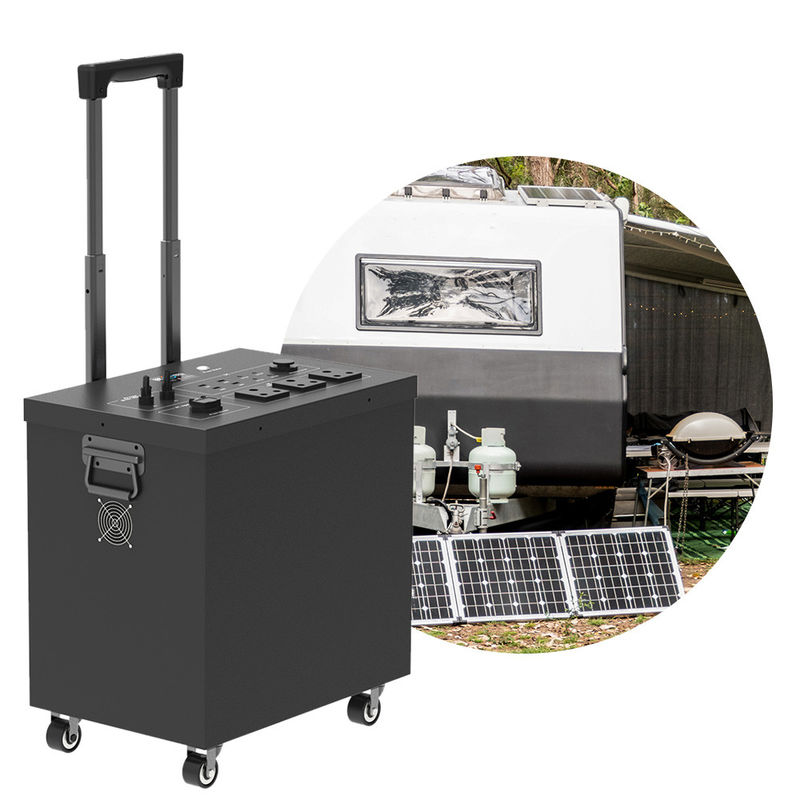 Centrale elettrica portatile all'aperto di 2500w Lifepo4 Batteria di riserva Generatore solare Invertitore di onde sinusoide pure