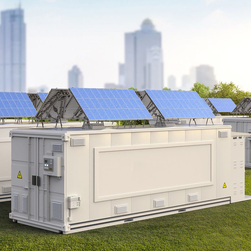 Sistema commerciale di stoccaggio dell'energia da 100 kW con raffreddamento ad aerosol per il massimo di stoccaggio