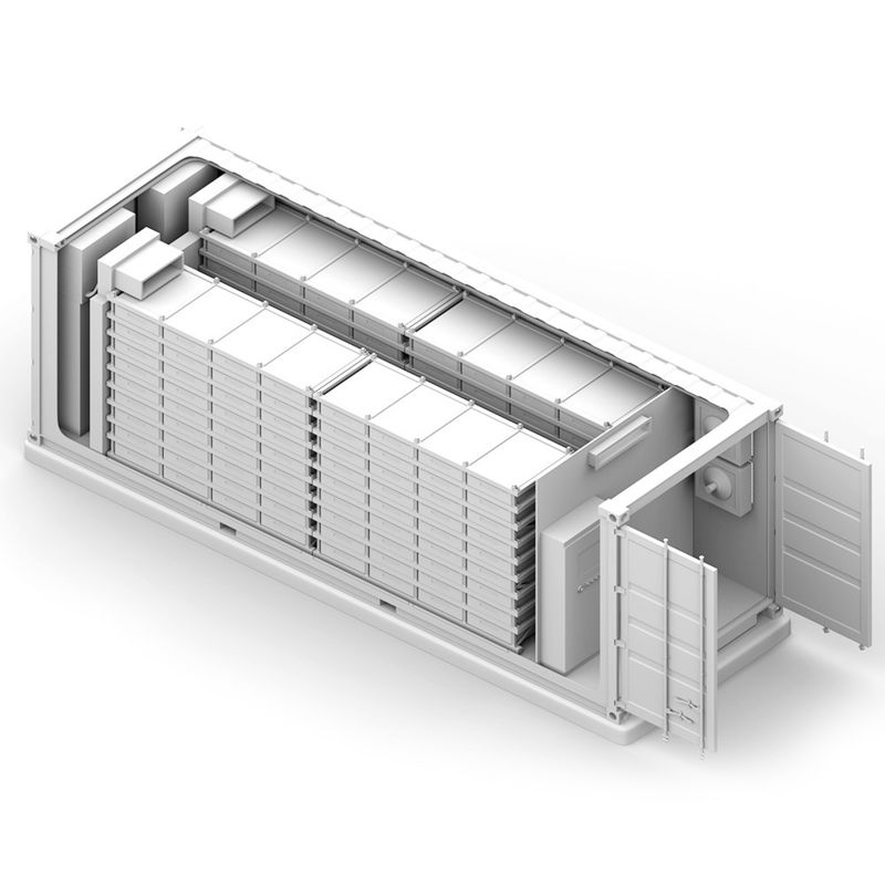 Alta tensione 500KW 1mwh Batteria solare Sistemi di stoccaggio dell'energia industriale 1MW BESS in contenitori Contenitore commerciale