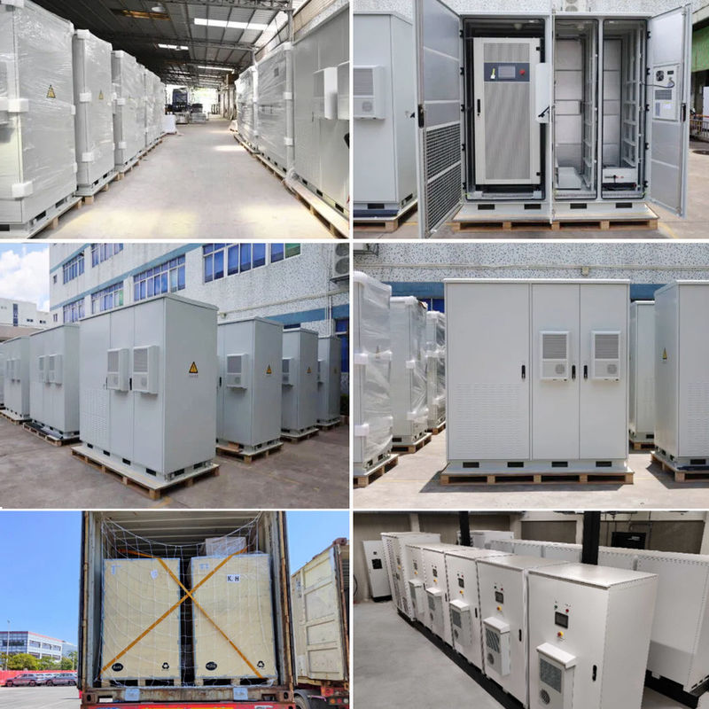 IP54 Energy Storage Cabinet 55kWh Battery System Batteria al litio Energy Storage Cabinet