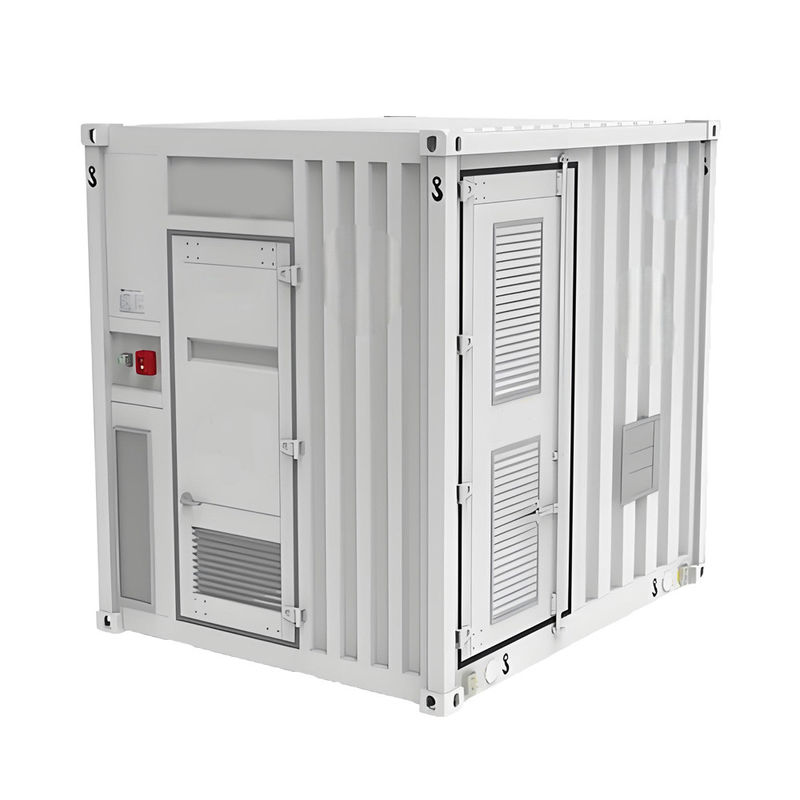Sistema di energia solare batteria al litio da 250kwh con potenza di ingresso e uscita da 100kW contenitore esterno Bess industria immagazzinamento di energia