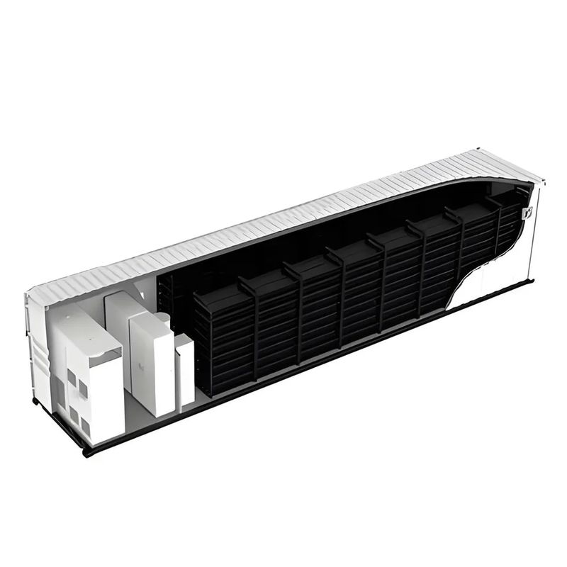 Sistema di stoccaggio dell'energia LFP a livello di 75 t di peso del pacco 960-1401.6V IP54