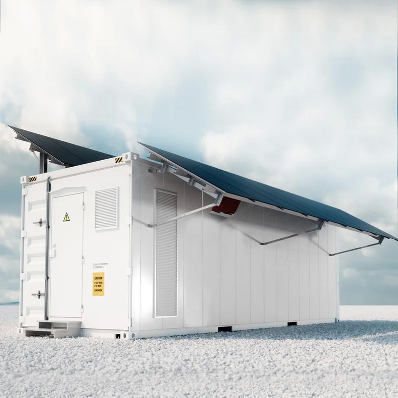 Capacità Contenitore di accumulo di energia 6900kWh Batteria 18*4P384S Configurazione per soluzioni di alimentazione industriale